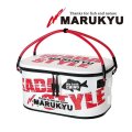 マルキュー ワイドパワーバッカン IK-02 ホワイト フィッシング エサ入れ 道具入れ 磯釣り 鮎 船 ルアー 18305