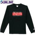 画像2: (28%引) サンライン コットンロングスリーブＴシャツ S M L LL 3L SUW-15503LT フィッシング ウエア 磯釣り 鮎 船 ルアー 釣具 (2025年新製品 4月発売) (2)