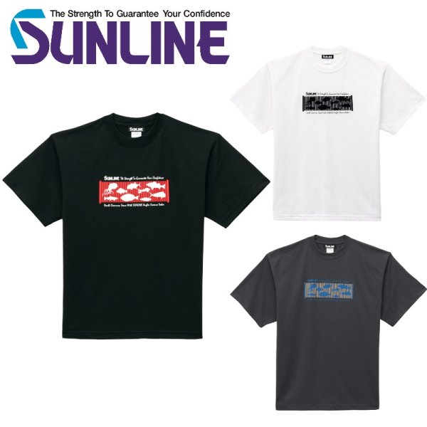 画像1: (28%引) サンライン TC Tシャツ S M L LL 3L SUW-15501T フィッシング ウエア 磯釣り 鮎 船 ルアー 釣具 (2025年新製品 4月発売)